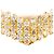 Autre Marque Bague alliance en or jaune 18K avec diamant Doré - vue 2