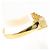 Autre Marque Bague alliance en or jaune 18K avec diamant Doré - vue 3