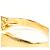 Autre Marque Bague alliance en or jaune 18K avec diamant Doré - vue 5