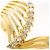 Autre Marque Ehering aus 18K Gelbgold mit Diamant Golden - Ansicht 2