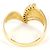 Autre Marque Ehering aus 18K Gelbgold mit Diamant Golden - Ansicht 4