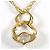 Autre Marque Collar de oro amarillo 18K con circonita Dorado - vista 3