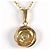 Autre Marque Platin- und Goldcollier mit Diamanten Golden - Ansicht 3