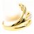 Autre Marque Ehering aus Platin und Gelbgold mit Diamant Golden - Ansicht 3