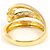 Autre Marque Ehering aus Platin und Gelbgold mit Diamant Golden - Ansicht 4