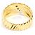Autre Marque Ehering aus 18K Platin und Gelbgold mit Diamant Golden - Ansicht 4