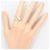 Autre Marque Ehering aus 18K Platin und Gelbgold mit Diamant Golden - Ansicht 6