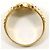 Autre Marque Anello fede in oro giallo 18K e platino con diamanti D'oro - vista 2