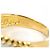 Autre Marque Anello fede in oro giallo 18K e platino con diamanti D'oro - vista 5