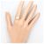 Autre Marque Ehering aus PT900 Platin und 18K Gelbgold Golden - Ansicht 6