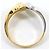 Autre Marque Anello fede in platino PT850 e oro giallo 18K con diamante D'oro - vista 2