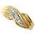Autre Marque Anello fede elegante in platino e oro giallo D'oro