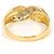 Autre Marque Anello fede elegante in platino e oro giallo D'oro - vista 3