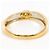 Autre Marque Anello fede in platino e oro giallo con diamante D'oro - vista 3