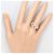 Autre Marque 10K Roségold Bandring mit Diamant und Saphir Pink Golden - Ansicht 6