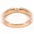 Autre Marque Anello a fascia in oro rosa 10K con diamante D'oro - vista 3