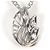 Autre Marque Colar de platina com diamante