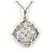 Autre Marque Collar de platino y diamantes