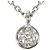 Autre Marque Collana in platino PT850 con diamante