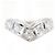 Autre Marque PT900 Platin-Ehering mit Diamant