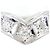 Autre Marque PT900 Platin-Ehering mit Diamant - Ansicht 2