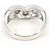 Autre Marque PT900 Platin-Ehering mit Diamant - Ansicht 4