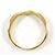Autre Marque Ehering aus 18K Gelbgold mit Diamanten Golden - Ansicht 2
