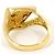 Autre Marque Anello a fascia in oro 18K con diamante e onice D'oro - vista 4