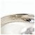 Autre Marque Anel aliança em ouro branco 18K com diamante e concha Dourado - vista 6