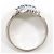 Autre Marque Anello fede in platino e diamanti blu - vista 3