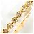 Autre Marque 18K Yellow Gold Charm Bracelet with Diamonds Brown Golden - view 2