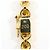 Autre Marque 18K Yellow Gold Charm Bracelet with Diamonds Brown Golden - view 4