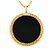 Autre Marque Collar de oro amarillo 18K con ónix Dorado - vista 3