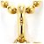 Autre Marque Collar de oro amarillo 18K con ónix Dorado - vista 4