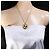 Autre Marque Collar de oro amarillo 18K con ónix Dorado - vista 6
