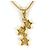 Autre Marque Collana in oro giallo 18K con zaffiro D'oro - vista 3