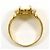 Autre Marque Bandring aus 18K Gelbgold mit Opal und Diamant Golden - Ansicht 4