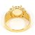 Autre Marque Bandring aus 18K Gelbgold mit Opal und Diamant Golden - Ansicht 5