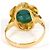 Autre Marque Ringband aus 20K Gelbgold mit Türkis Golden - Ansicht 4