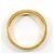 Autre Marque Anello a fascia in oro giallo 18K con pietra naturale D'oro - vista 2