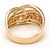 Autre Marque Ehering aus 18K Roségold mit Saphir und Diamant Golden - Ansicht 4