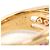 Autre Marque Ehering aus 18K Roségold mit Saphir und Diamant Golden - Ansicht 6