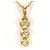 Autre Marque Collana in oro giallo 18K e diamanti D'oro