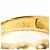 Autre Marque Anello a fascia in oro giallo 18K con diamante brown Marrone D'oro - vista 6