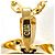 Autre Marque Collana in oro giallo 18K con cammeo in pietra D'oro - vista 4