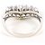Autre Marque PT900 Platin-Ehering mit Diamant - Ansicht 4