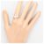 Autre Marque PT900 Platin-Ehering mit Diamant - Ansicht 7