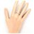 Autre Marque PT900 Platin-Bandring mit 0,50ct Diamant - Ansicht 6