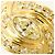 Autre Marque Anello fede in oro giallo 18K con diamante D'oro - vista 2