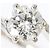 Autre Marque PT900 Platin-Ehering mit Diamant - Ansicht 2